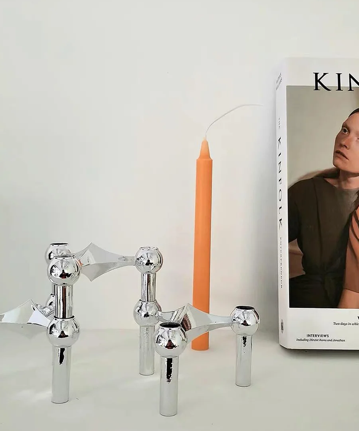 Fontaine Chrome Candleholder