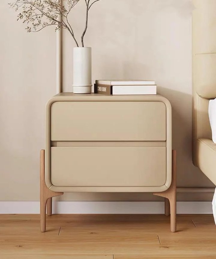 Della Bedside Table - Crema Series