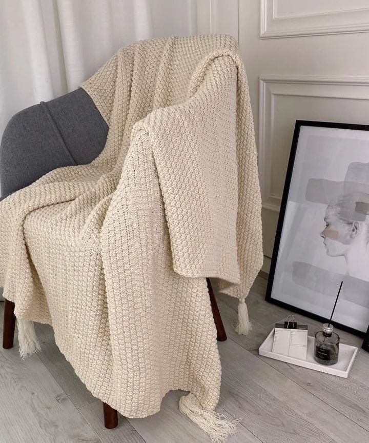 Astrid Knitted Throw