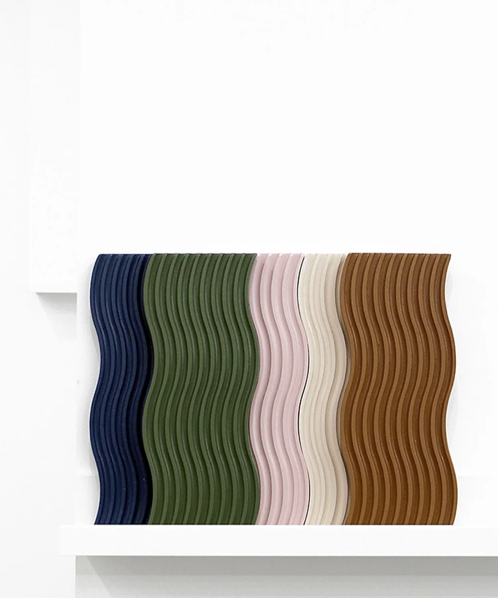 Kaiya Wood Tray - Wave