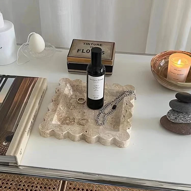 Isla Travertine Tray