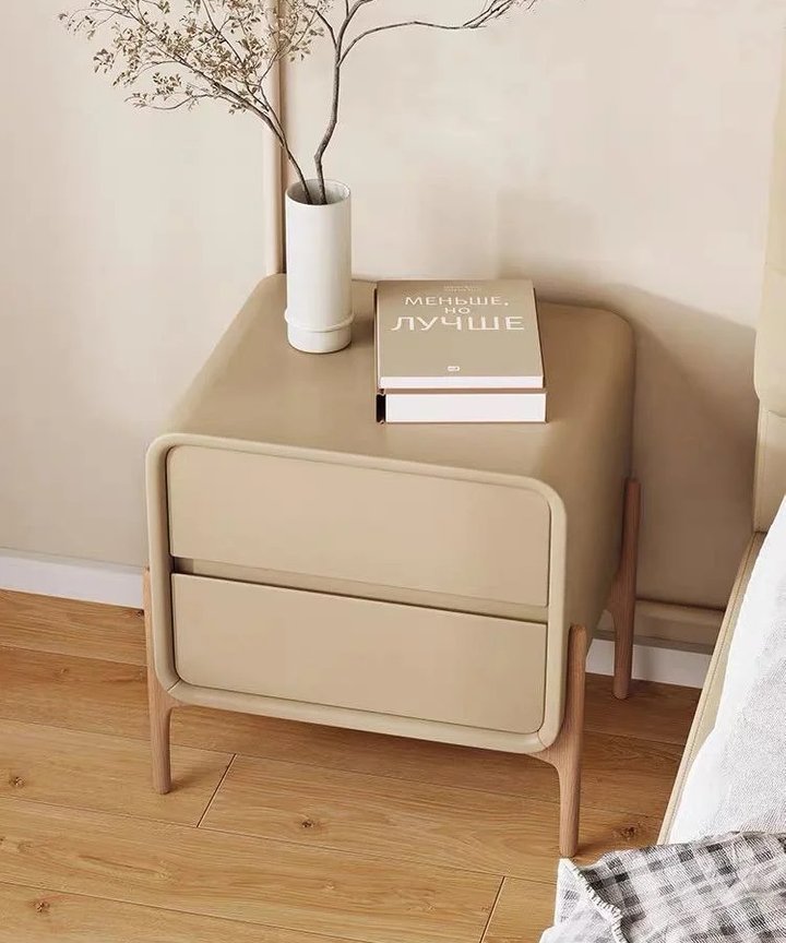 Della Bedside Table - Crema Series
