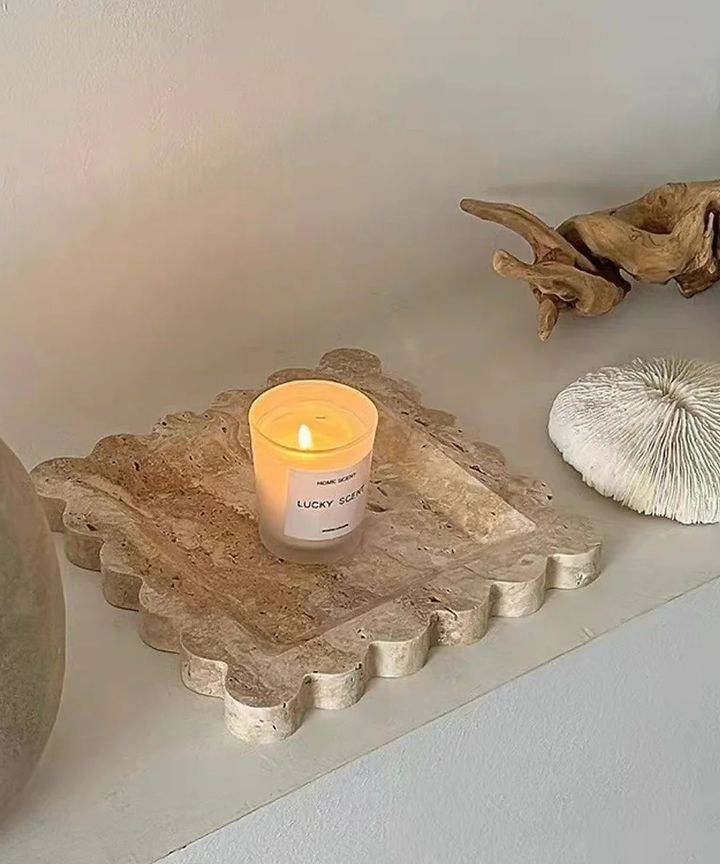 Isla Travertine Tray