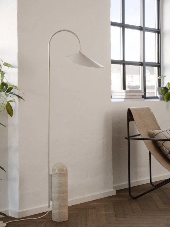 Lourdes Marble Floor Lamp