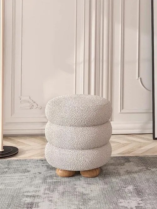 Tansy Lamb Wool Stool