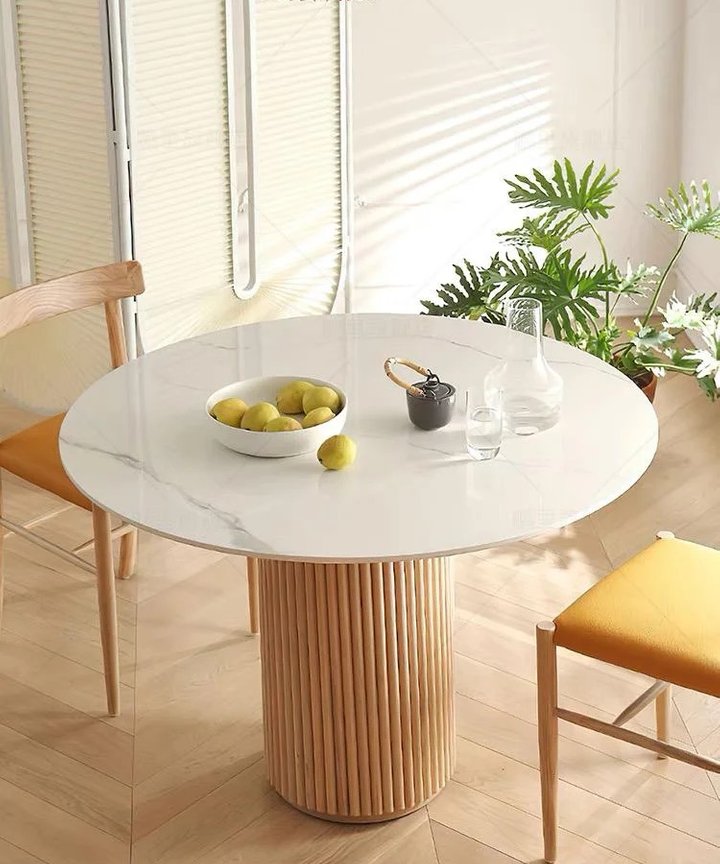 Chantal Table - Natural Wood