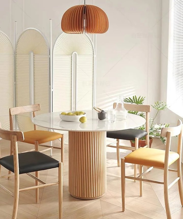 Chantal Table - Natural Wood