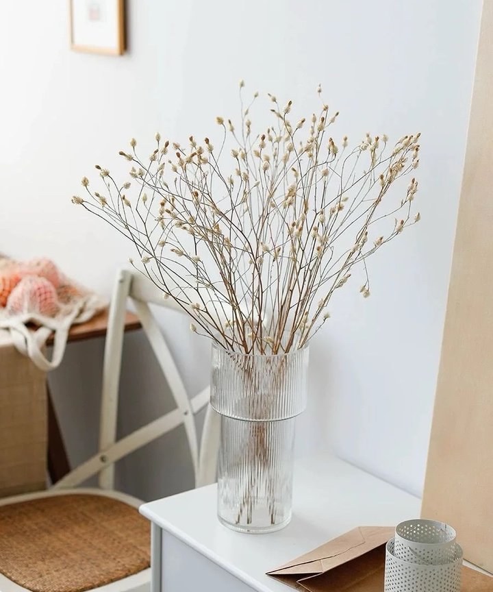 Jolie Fluted Glass Vase