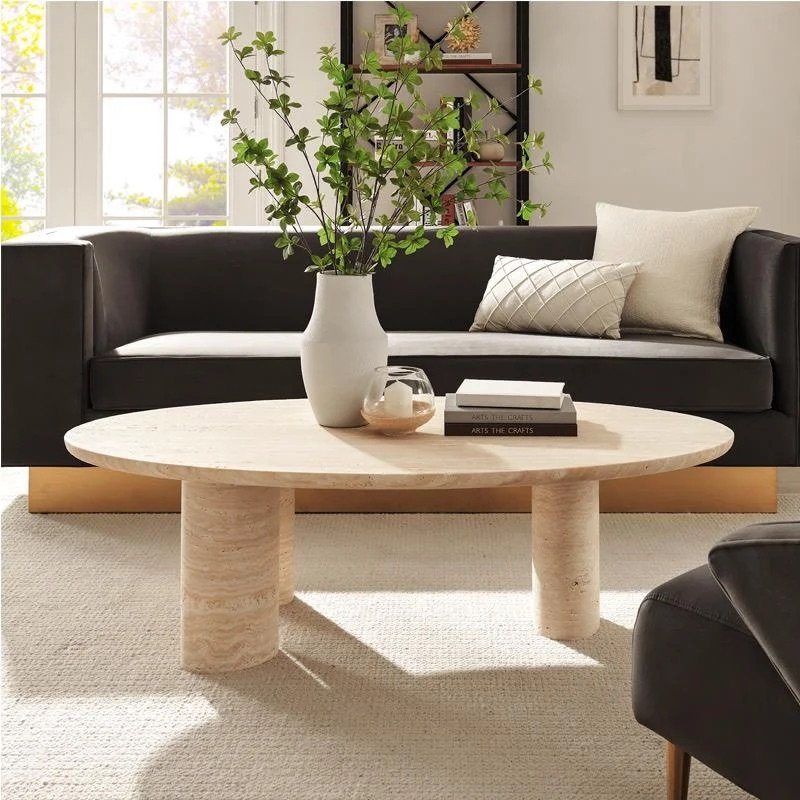Cetatuia Oval Coffee Table