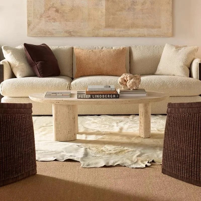 Cetatuia Oval Coffee Table