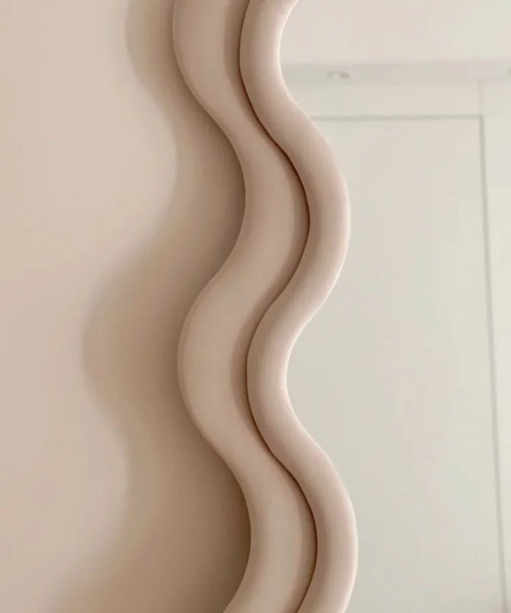 Eijiro Suede Mirror - Wavy