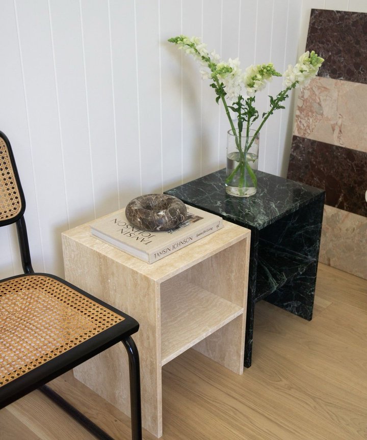 Vanessa Marble Bedside Table