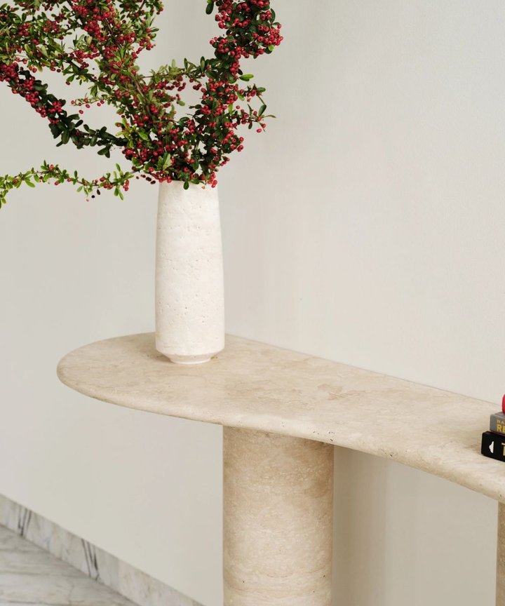 Chaira Travertine Console