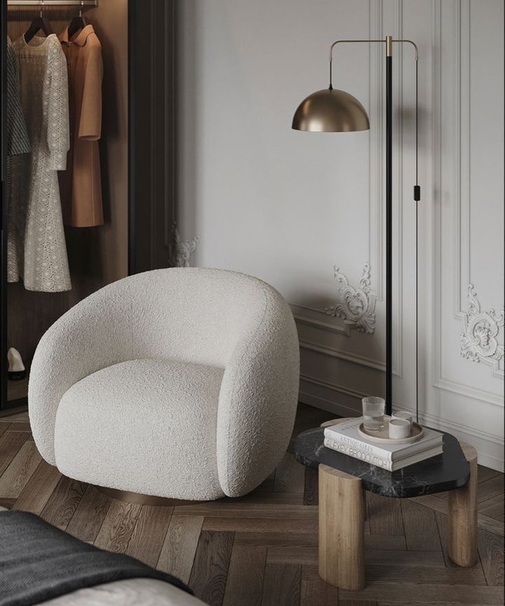 Luna Bouclé Chair