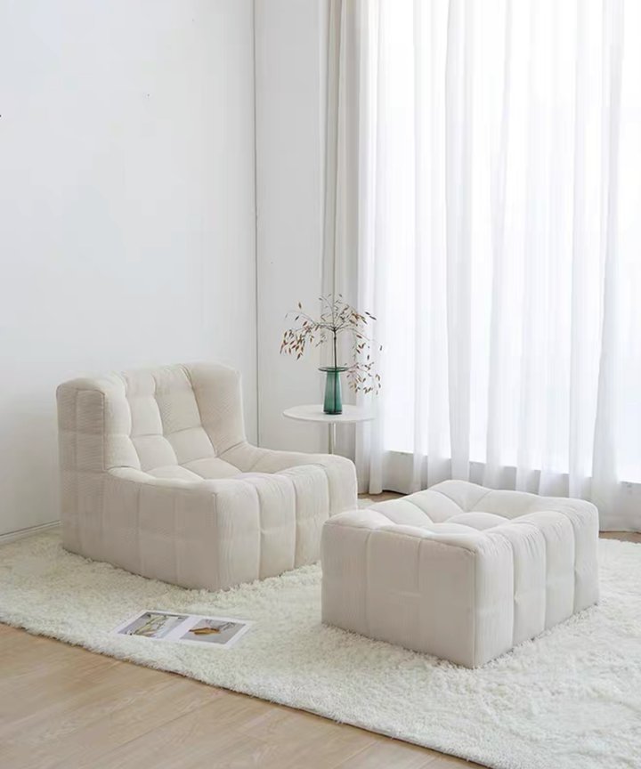 Talia Tofu Lounge Chair