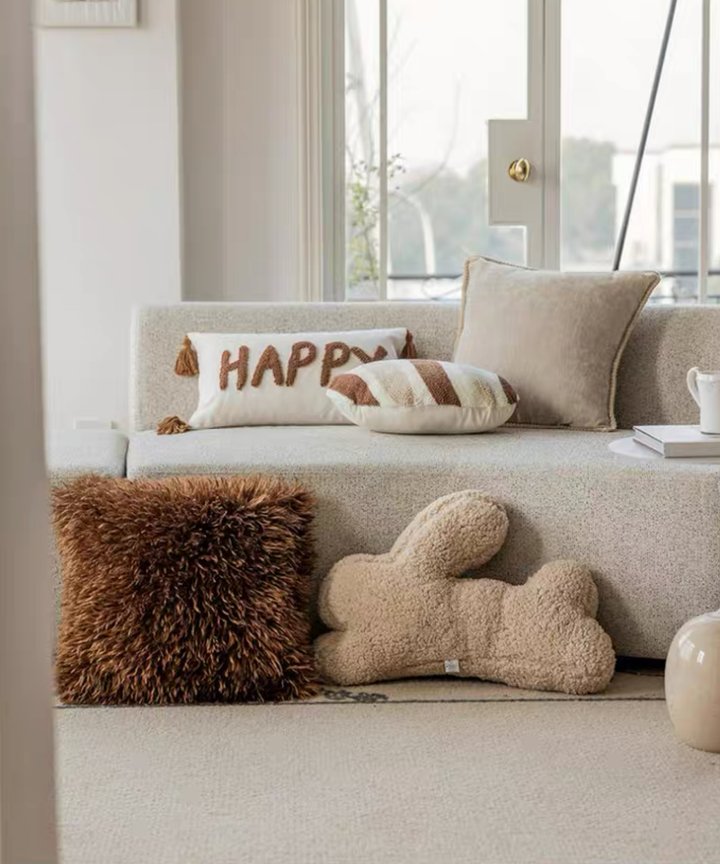 Sammie Accent Cushion - Brown Tones