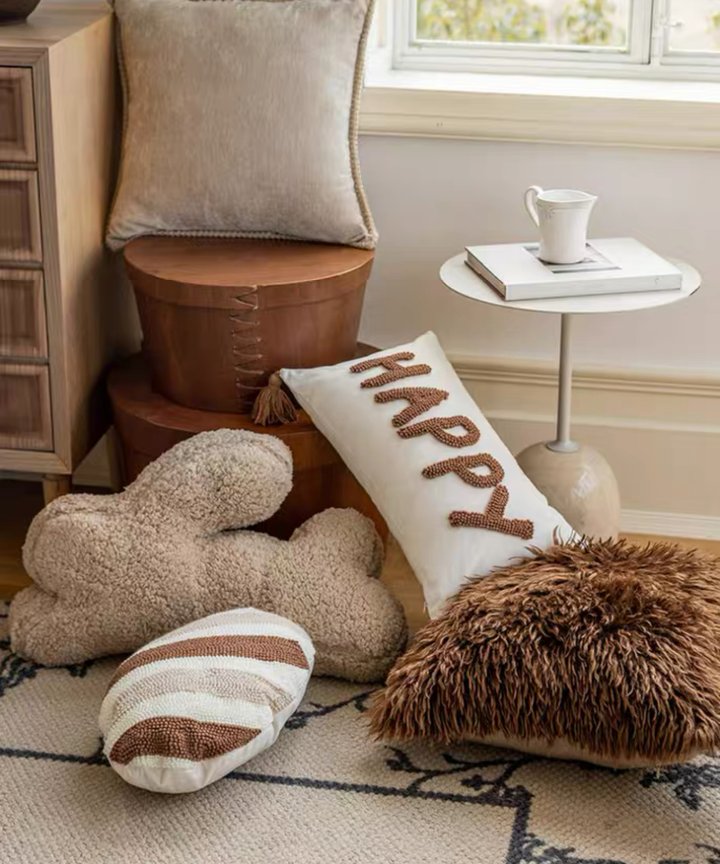 Sammie Accent Cushion - Brown Tones