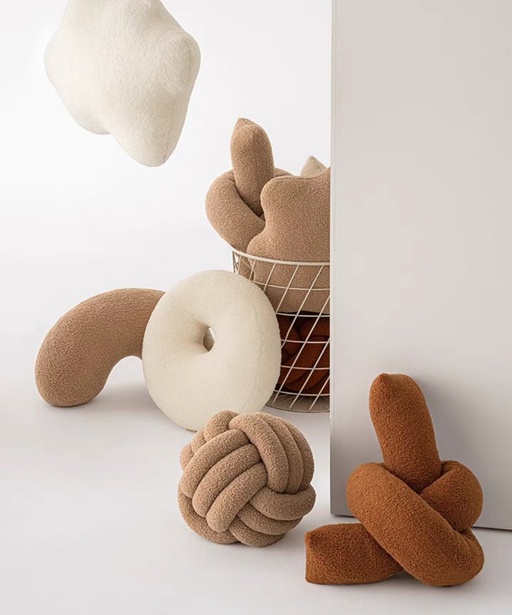 Solange Boucle Shape Cushion