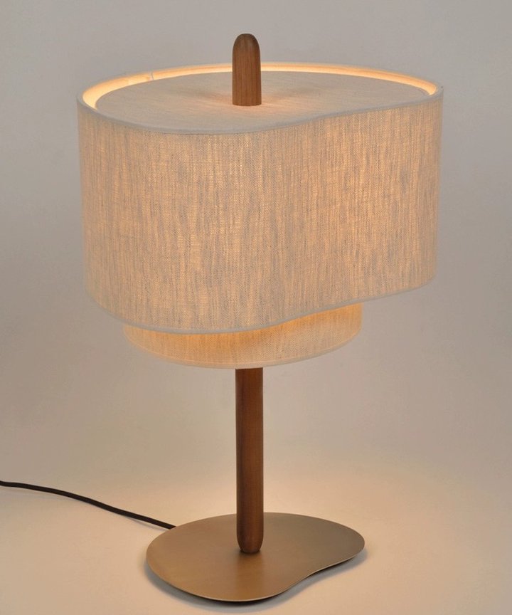 Marzia Linen Puddle Lamp