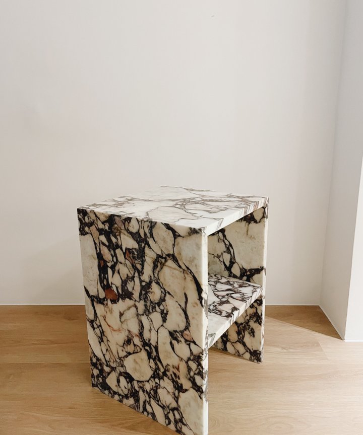Vanessa Marble Bedside Table