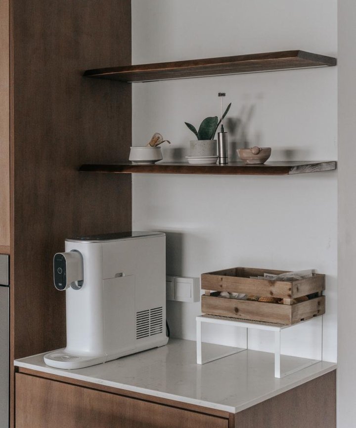 Marlowe Wood Slab Shelf