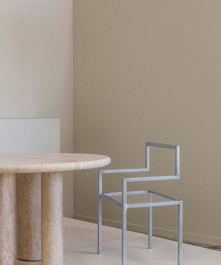 Castelli Travertine Dining Table