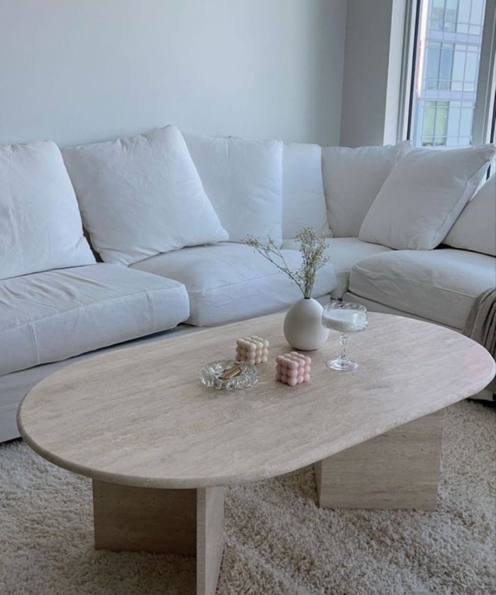 Casteleyn Travertine Coffee Table