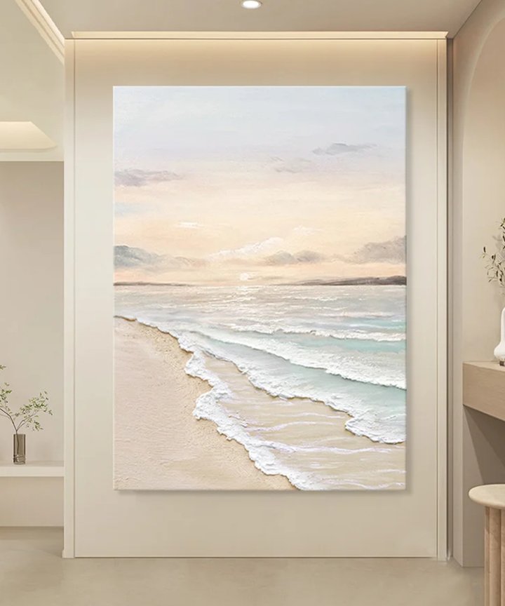 Patience Textured Coastal Art