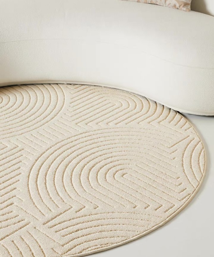 Rosalie Textured Round Rug