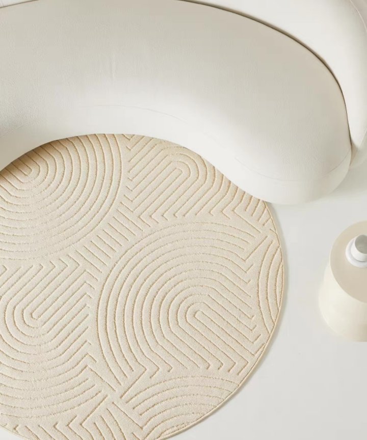 Rosalie Textured Round Rug