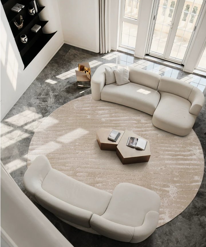 Romania Textured Rug - Round