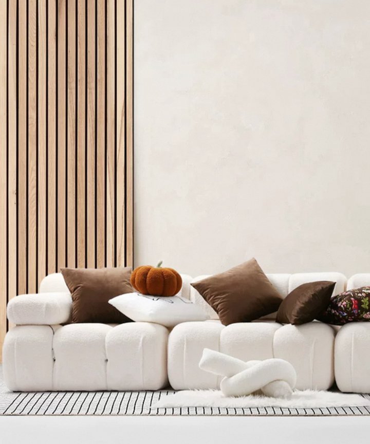 Solana Suede Cushion - Mocha