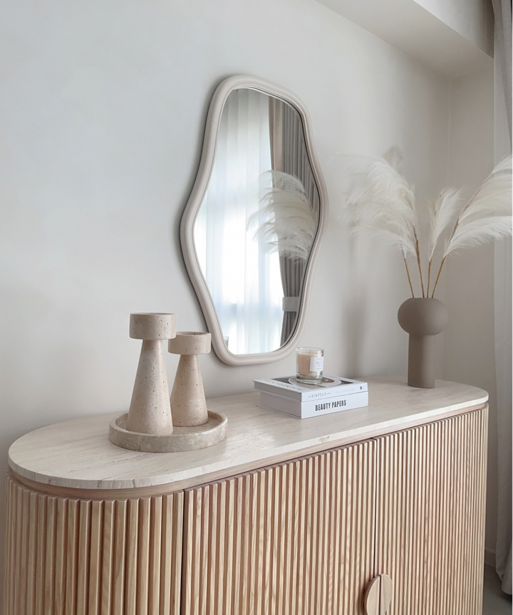 Falisse Travertine Fluted Sideboard