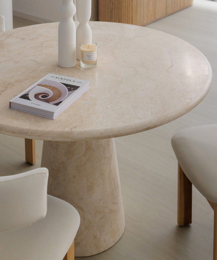 Carradale Travertine Dining Table