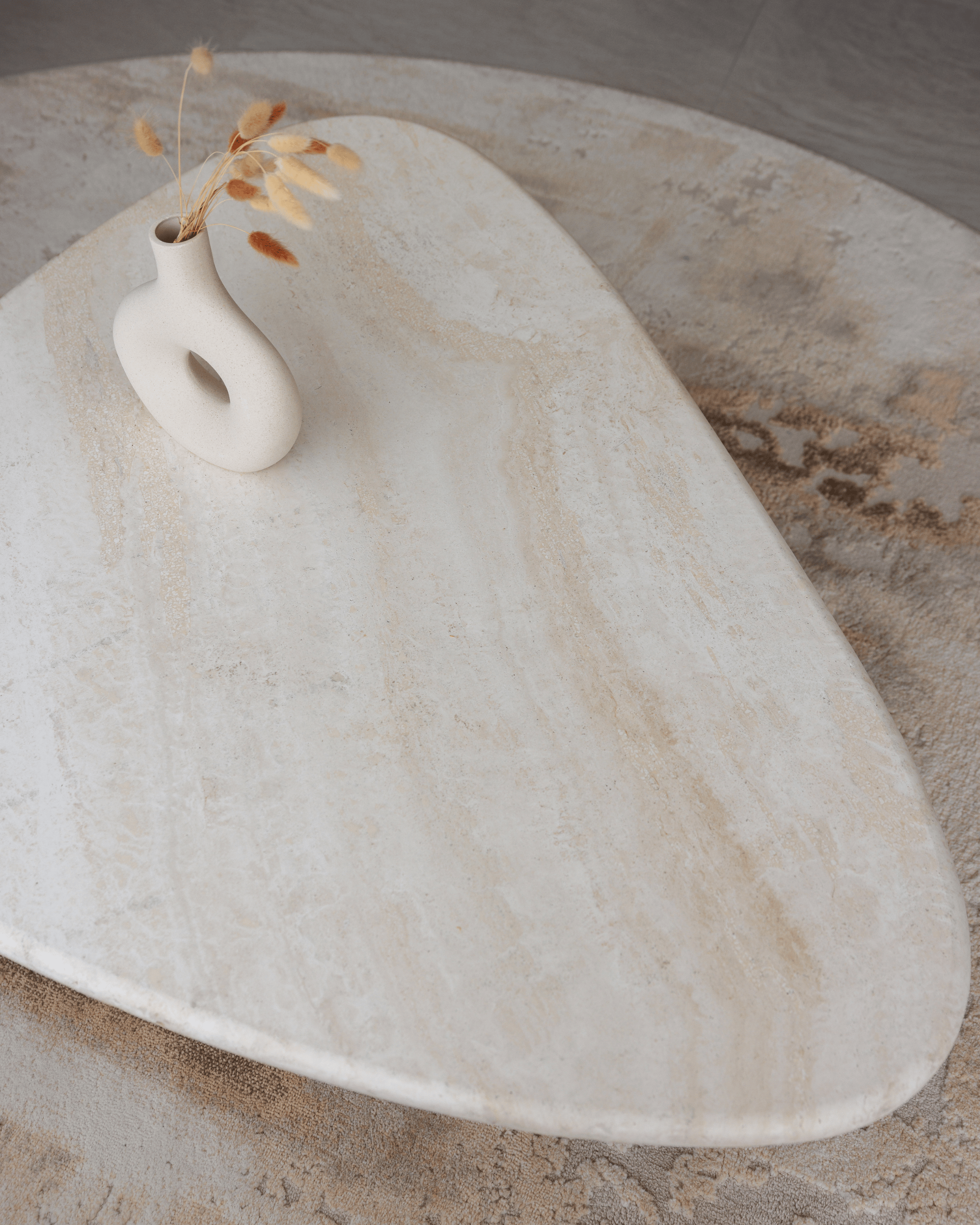 Rowena Rug Rowena Textured Rug - Round | The Happy Place