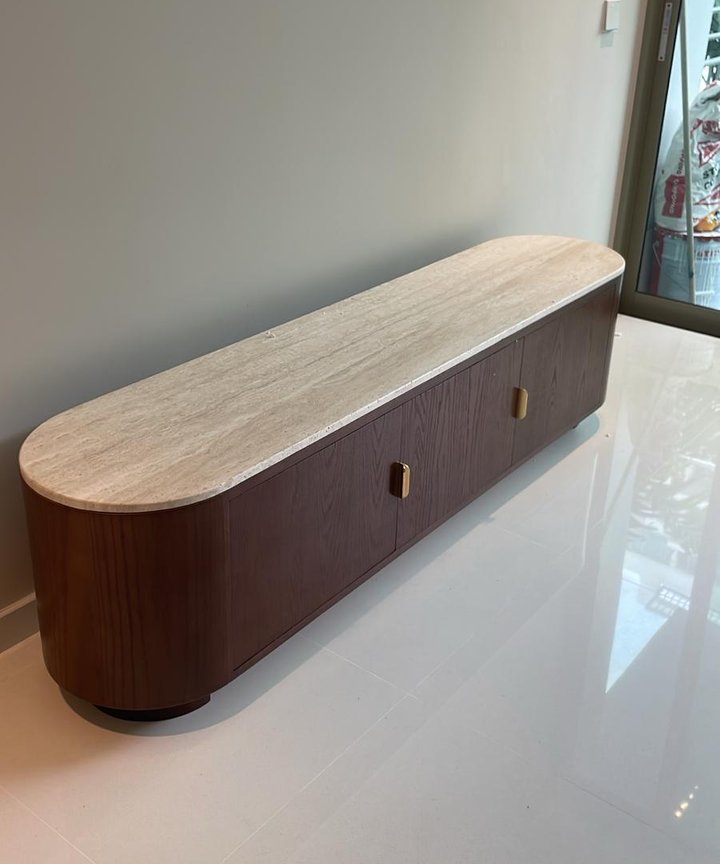 Forma Curved TV Console