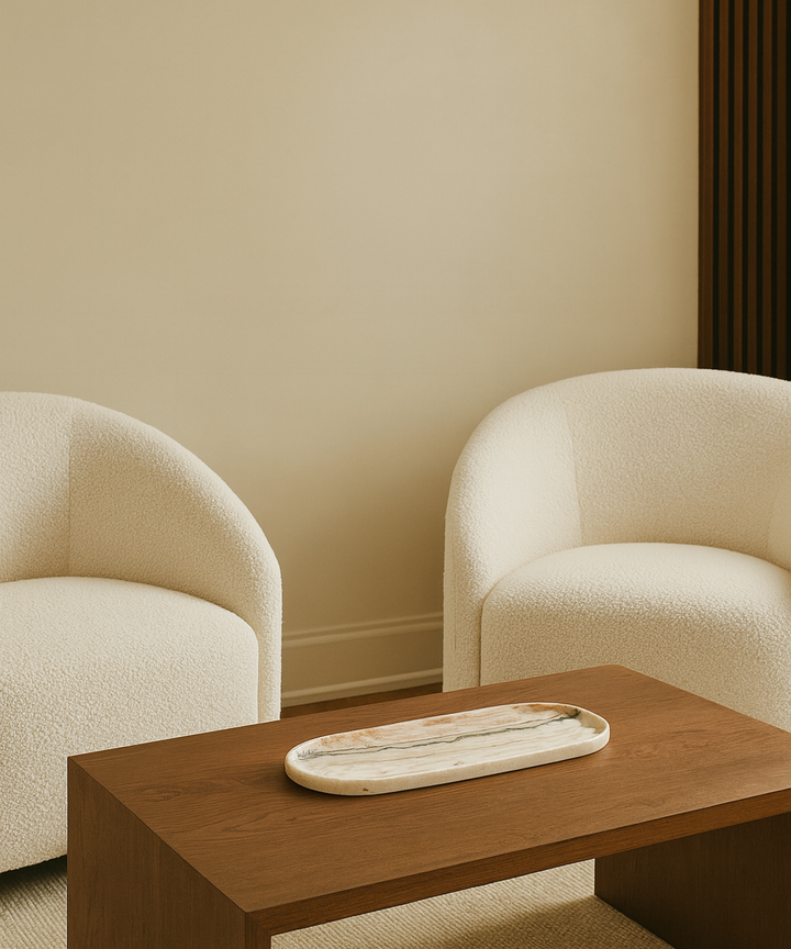 Gisandre Tray - Travertine Onyx