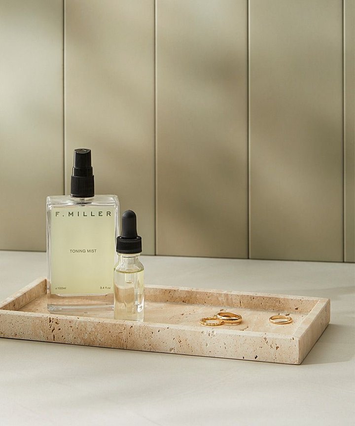 Ismena Travertine Tray