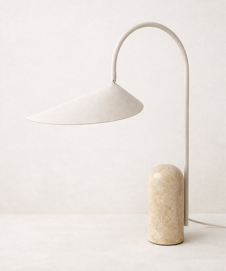 Lourdes Travertine Table Lamp
