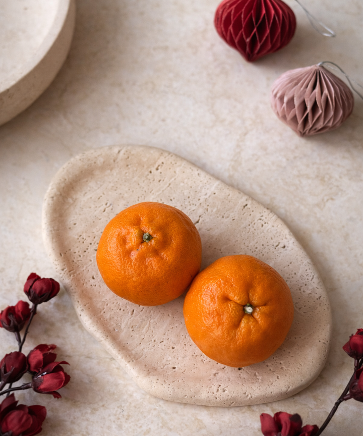 Iolanda Travertine Tray - Organic