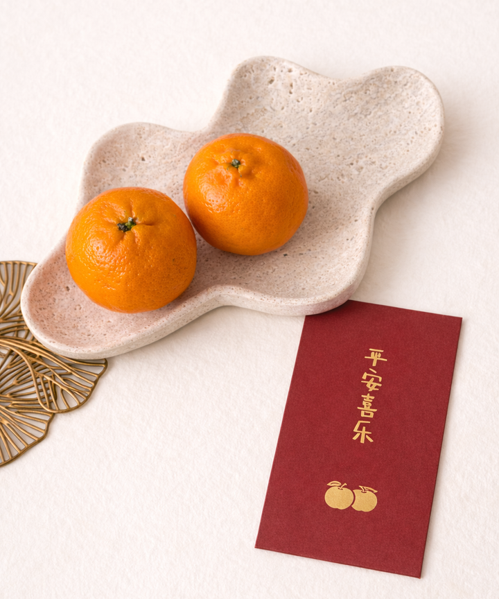 Iolanae Travertine Tray - Wave