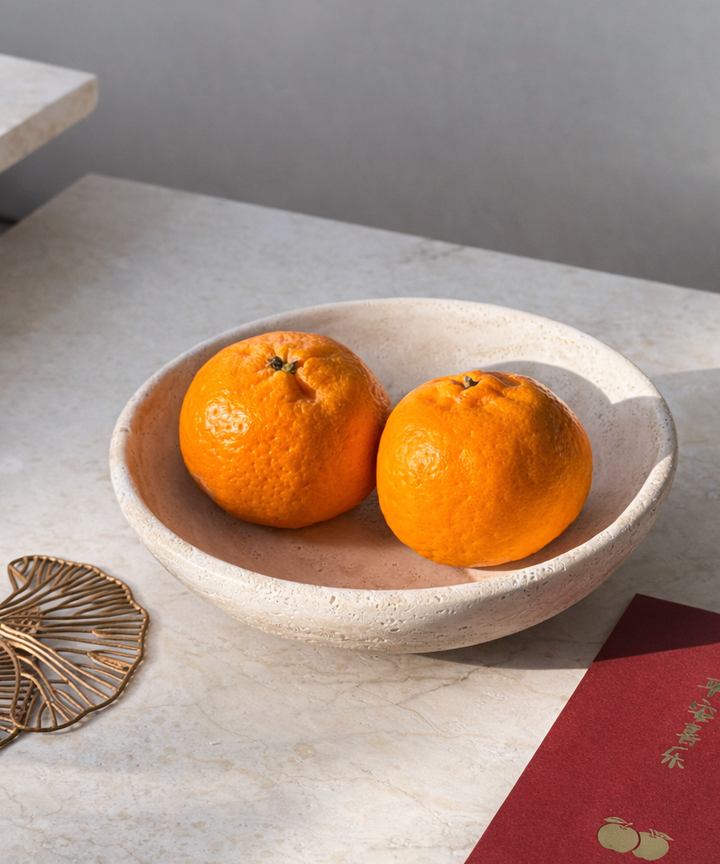 Issabella Travertine Bowl V2
