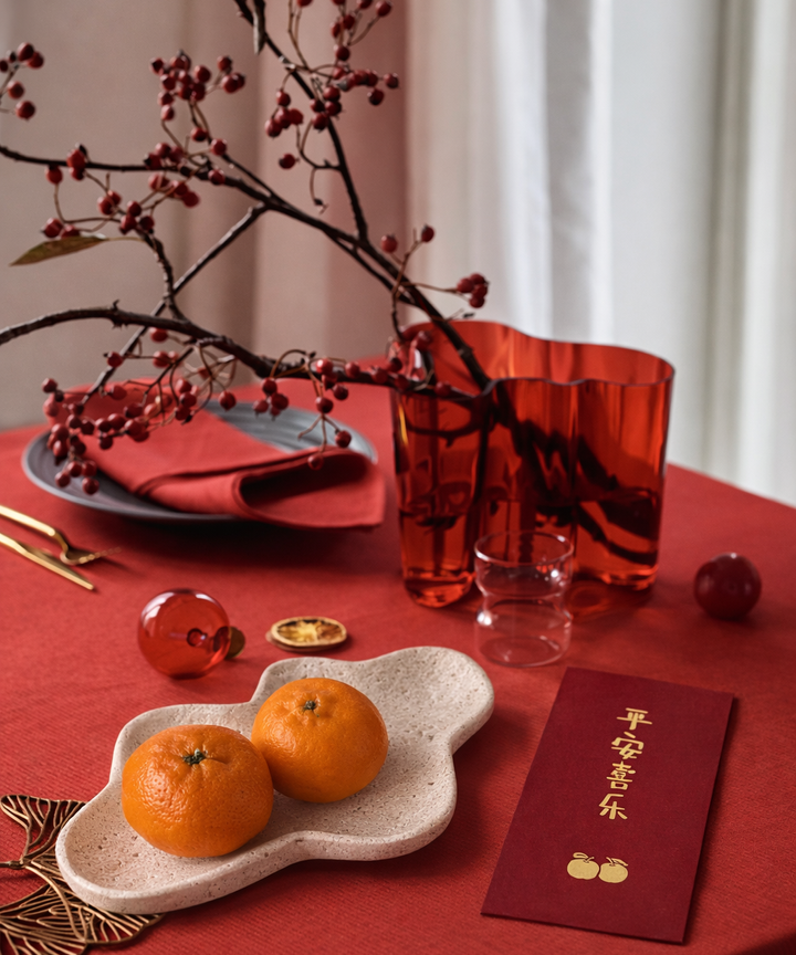 Iolanae Travertine Tray - Wave