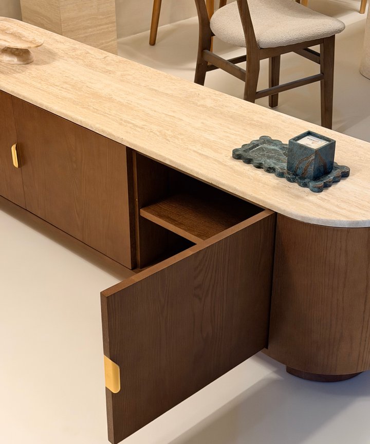 Forma Curved TV Console