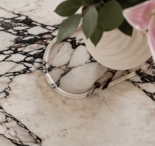 Calathea Calacatta Viola Table - Nesting