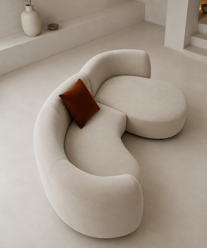 Shiloh Curved Sofa
