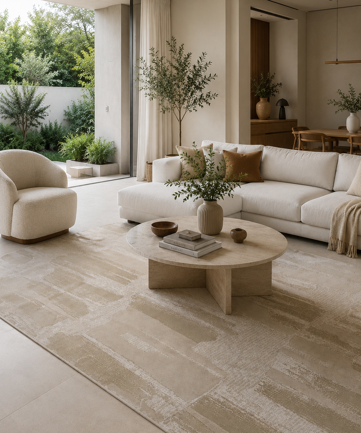 Romania Textured Rug - Oval