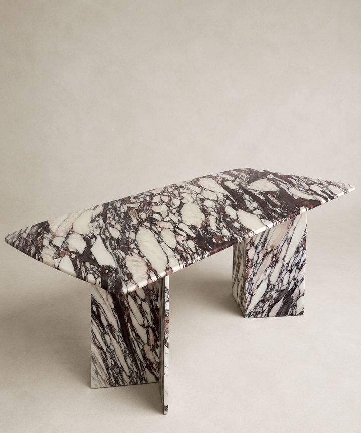 Cherelle Dining Table - Calacatta Viola