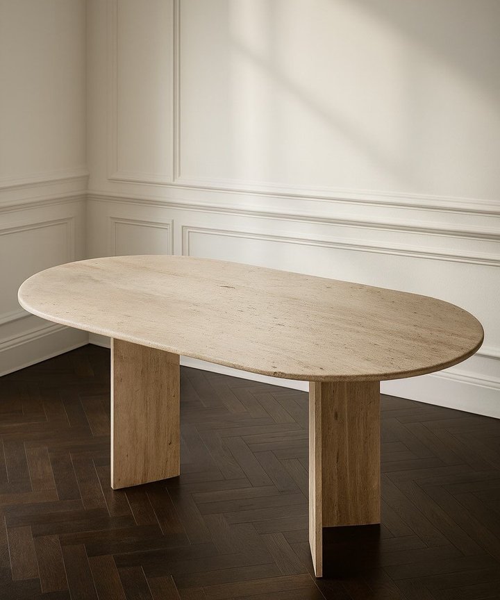 Casteleyn Travertine Table