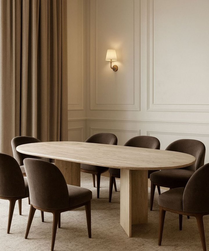 Casteleyn Travertine Table